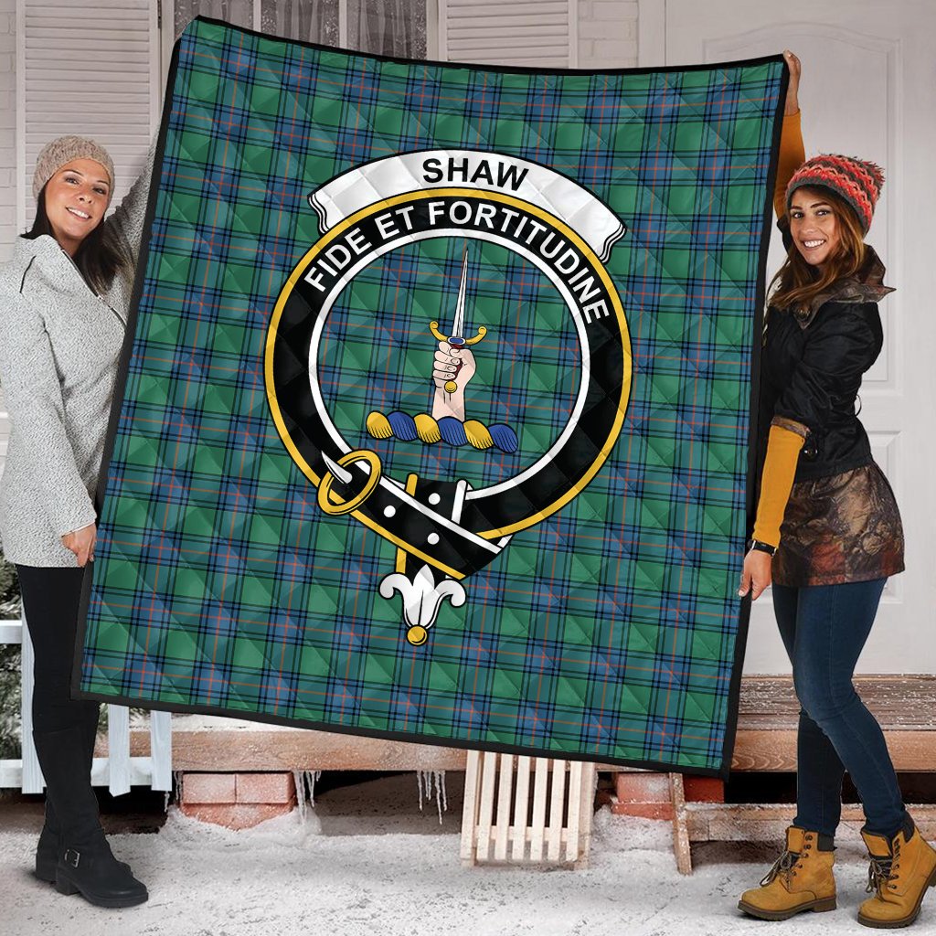 Shaw Ancient Tartan Crest Quilt