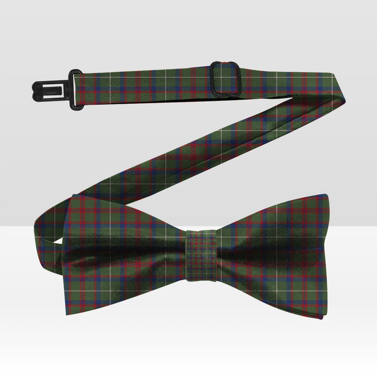 Shaw Green Modern Tartan Bow Tie