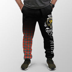 Sinclair Ancient Tartan Crest Jogger Sweatpants - Alba Celtic Style