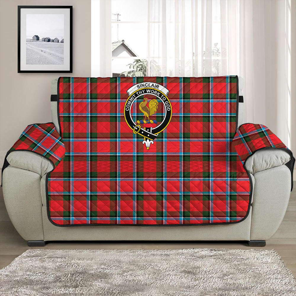 Sinclair Modern Tartan Crest Sofa Protector