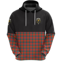 Sinclair Ancient Clan Half Of Tartan Hoodie
