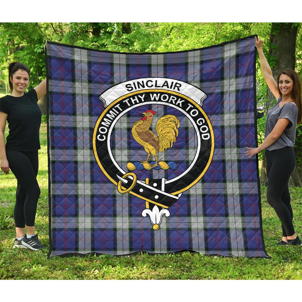 Sinclair Dress Tartan Crest Quilt