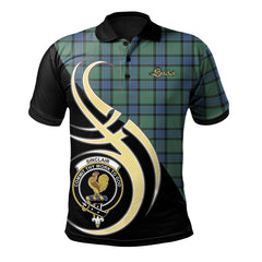 Sinclair Hunting Ancient Tartan Polo Shirt - Believe In Me Style