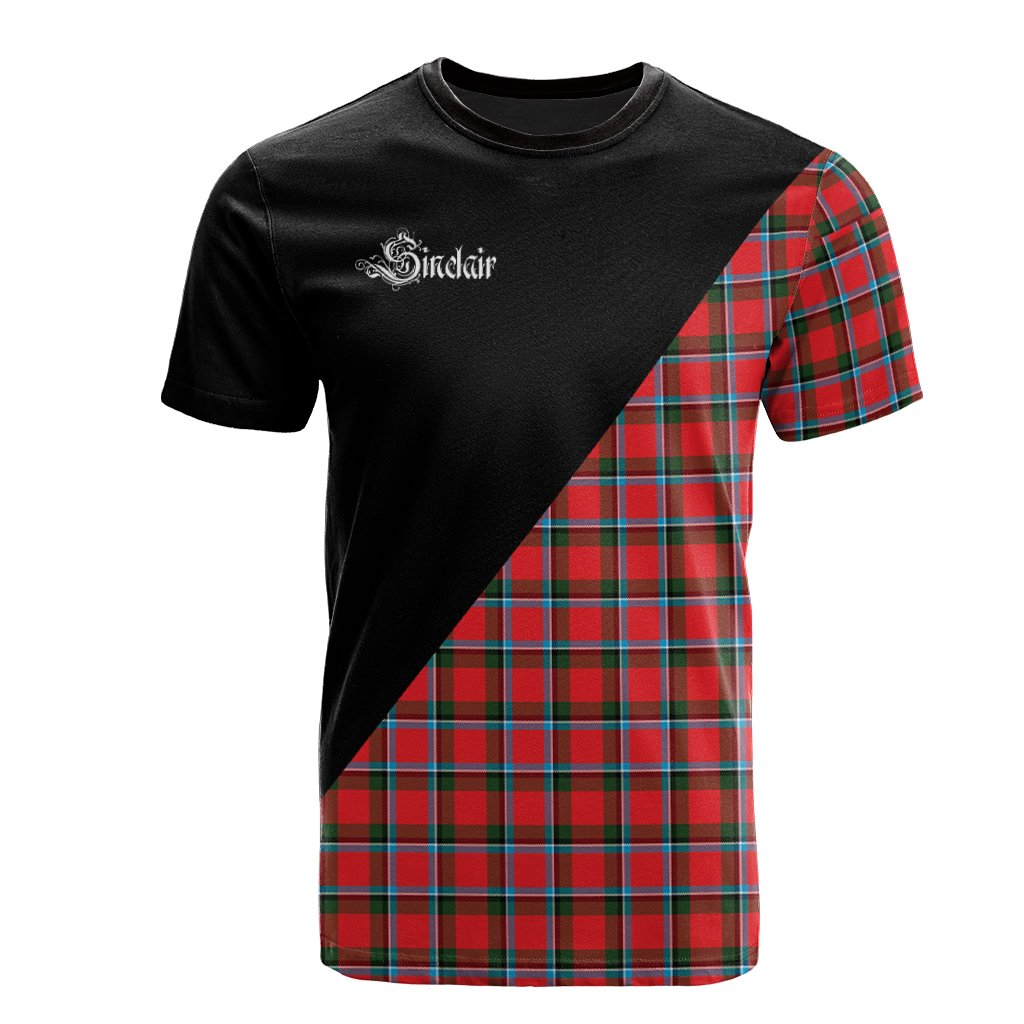 Sinclair Modern Tartan - Military T-Shirt