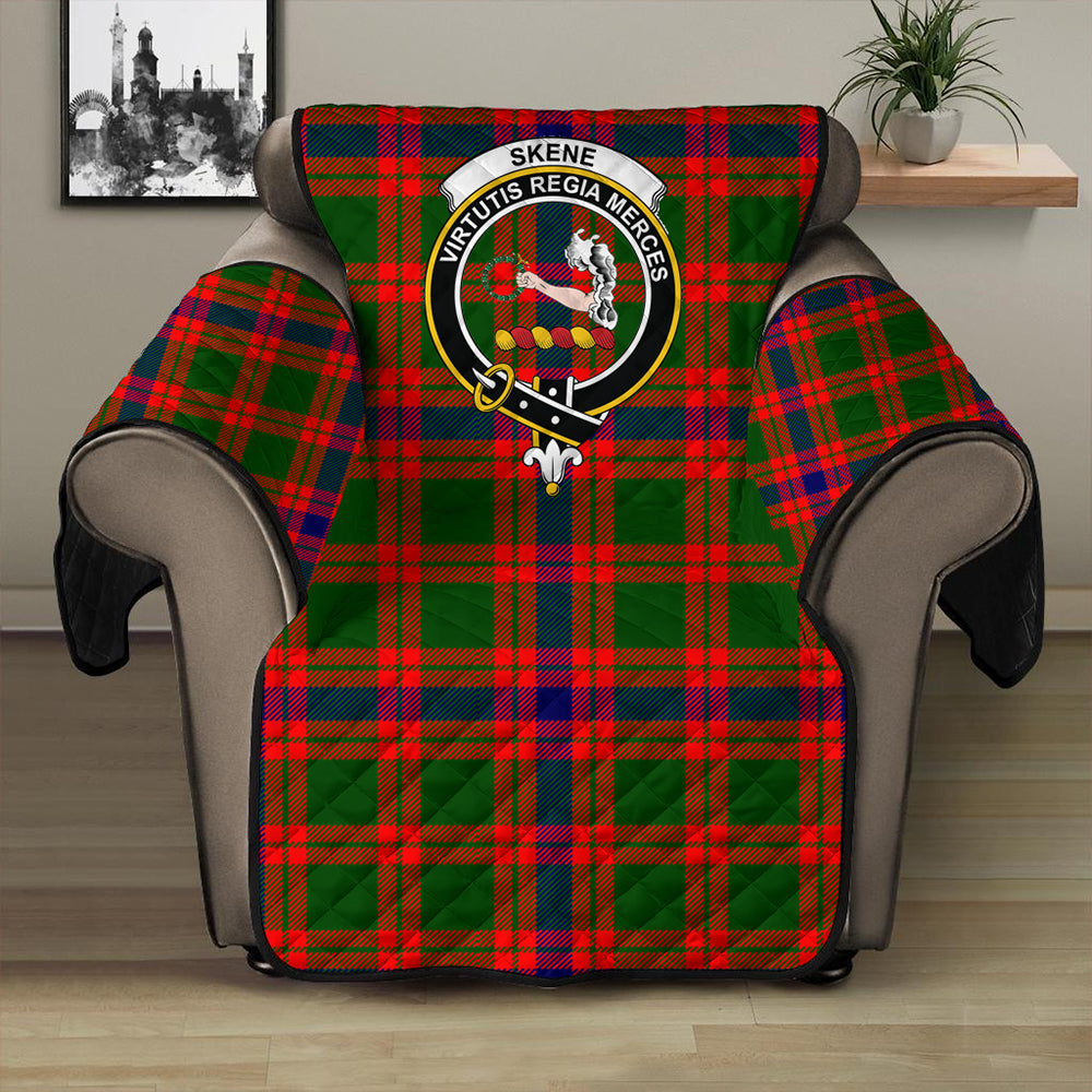 Skene Modern Tartan Crest Sofa Protector