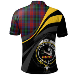 Skene of Cromar 03 Tartan Polo Shirt - Royal Coat Of Arms Style