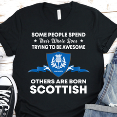 Scottish 2D Unisex T-shirt - Awesome Scottish Style