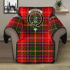 Somerville Modern Tartan Crest Sofa Protector