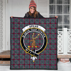 Spens (Spence) Tartan Crest Quilt