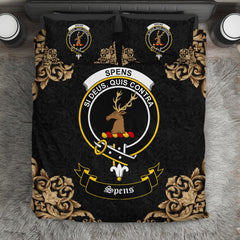 Spens (or Spence) Crest Black Bedding Set