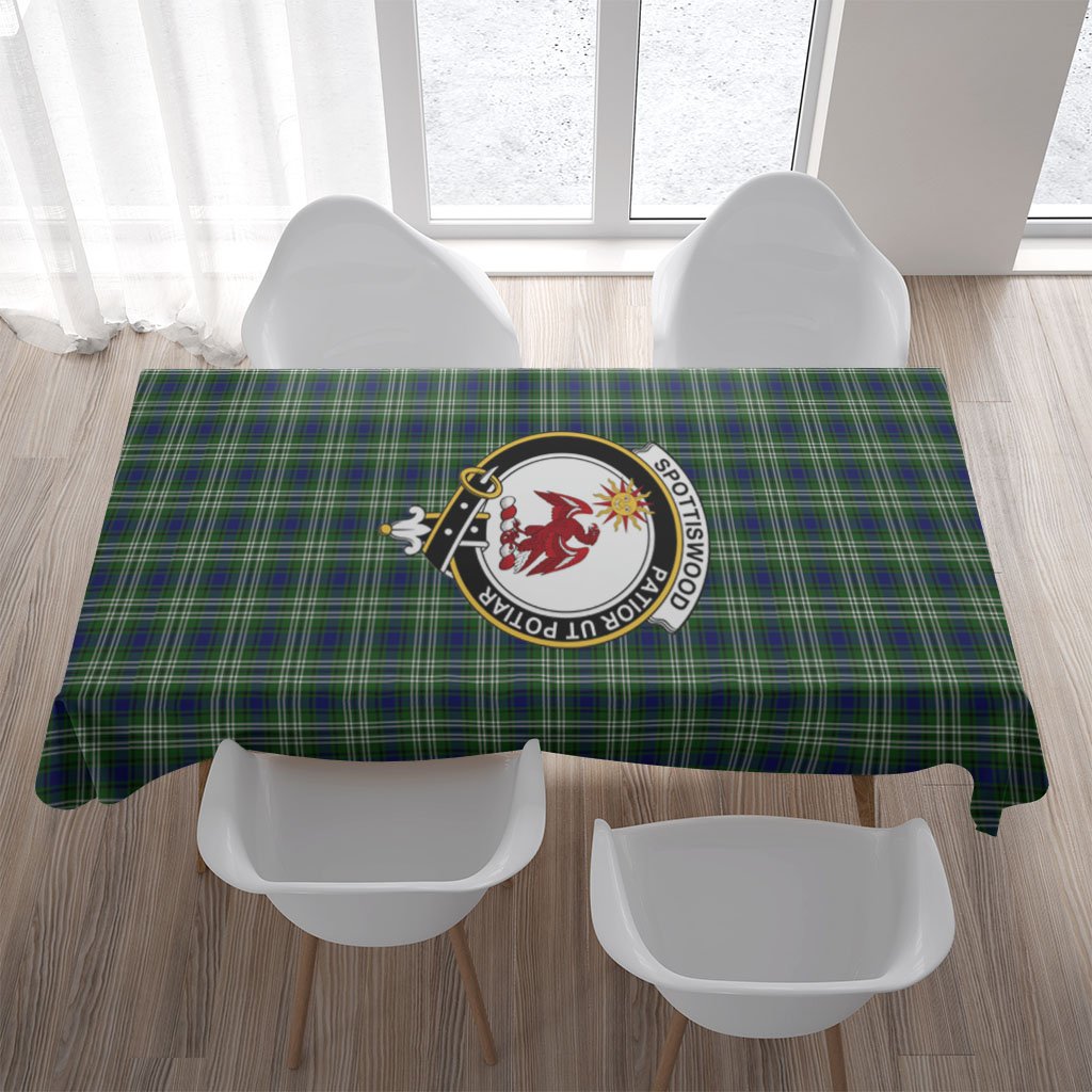 Spottiswood Tartan Crest Tablecloth