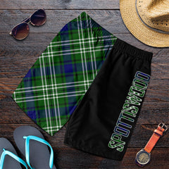 Spottiswood Tartan Crest Men's Short - Cross Style