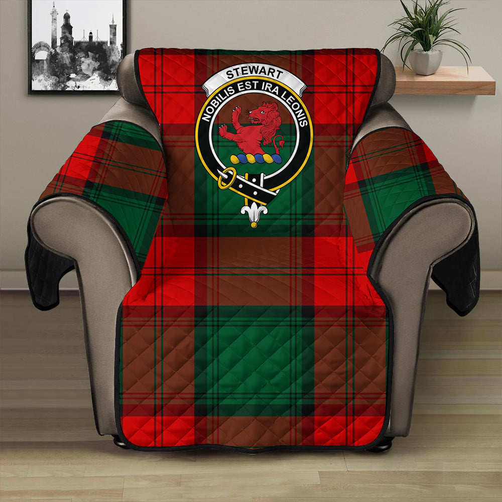 Stewart Atholl Modern Tartan Crest Sofa Protector