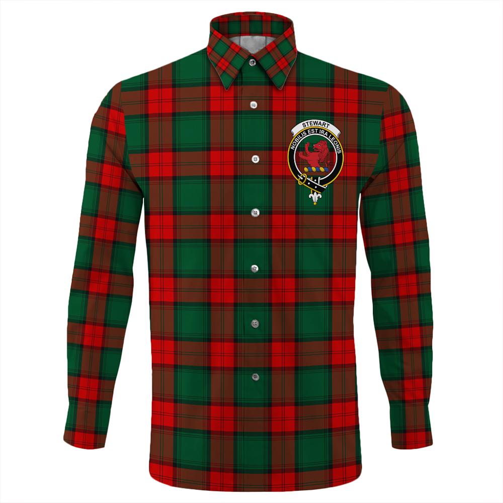 Stewart Atholl Modern Tartan Long Sleeve Button Shirt