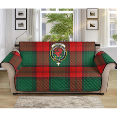 Stewart Atholl Modern Tartan Crest Sofa Protector