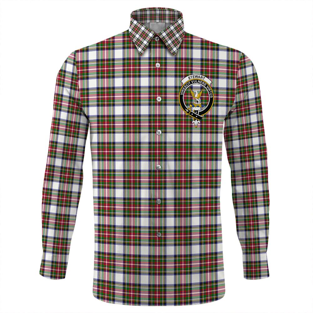 Stewart Dress Modern Tartan Long Sleeve Button Shirt