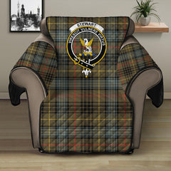 Stewart Hunting Weathered Tartan Crest Sofa Protector