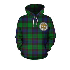 Stewart Old Modern Tartan Hoodie - Tree Of Life