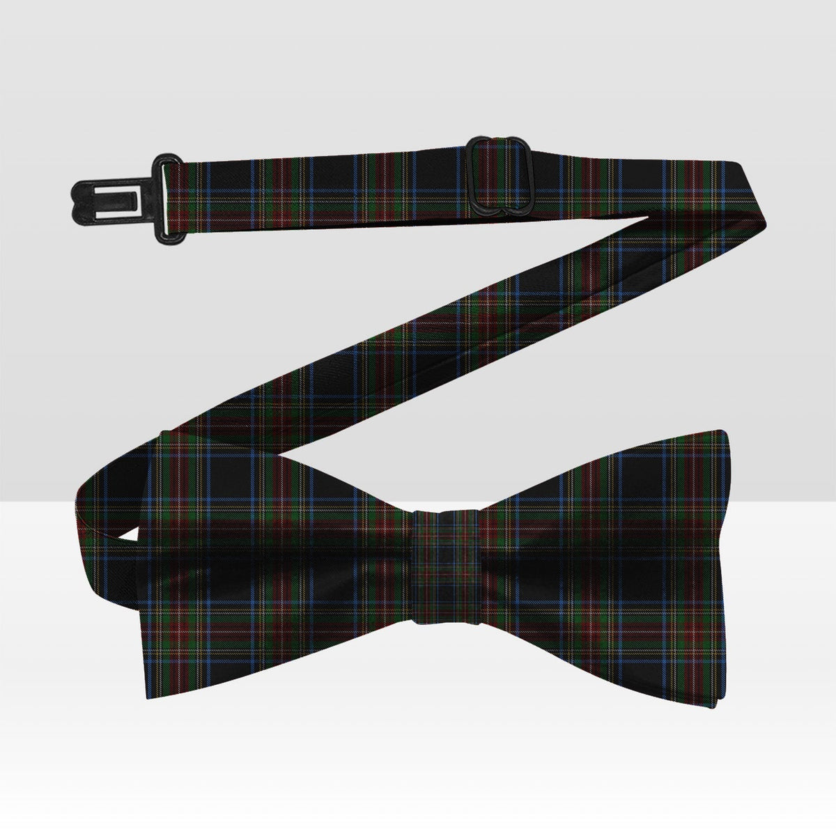 Stewart Black 02 Tartan Bow Tie