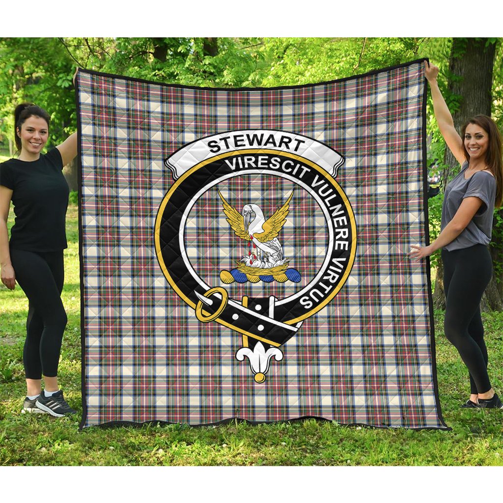 Stewart Dress Ancient Tartan Crest Quilt