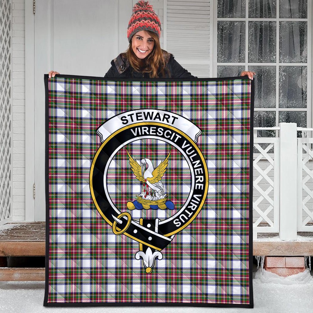 Stewart Dress Modern Tartan Crest Quilt