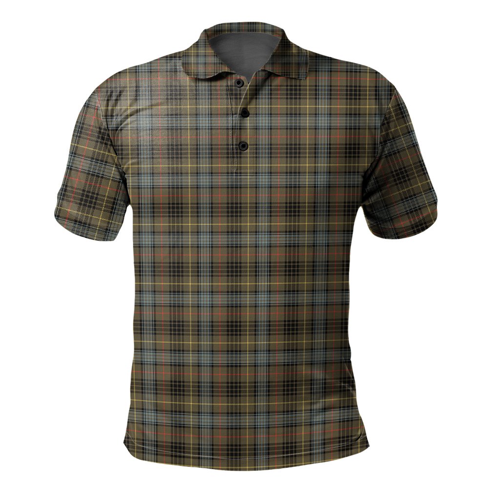 Stewart Hunting Weathered Tartan Polo Shirt