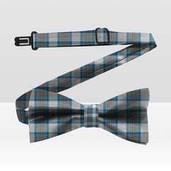 Stewart Muted Blue Tartan Bow Tie