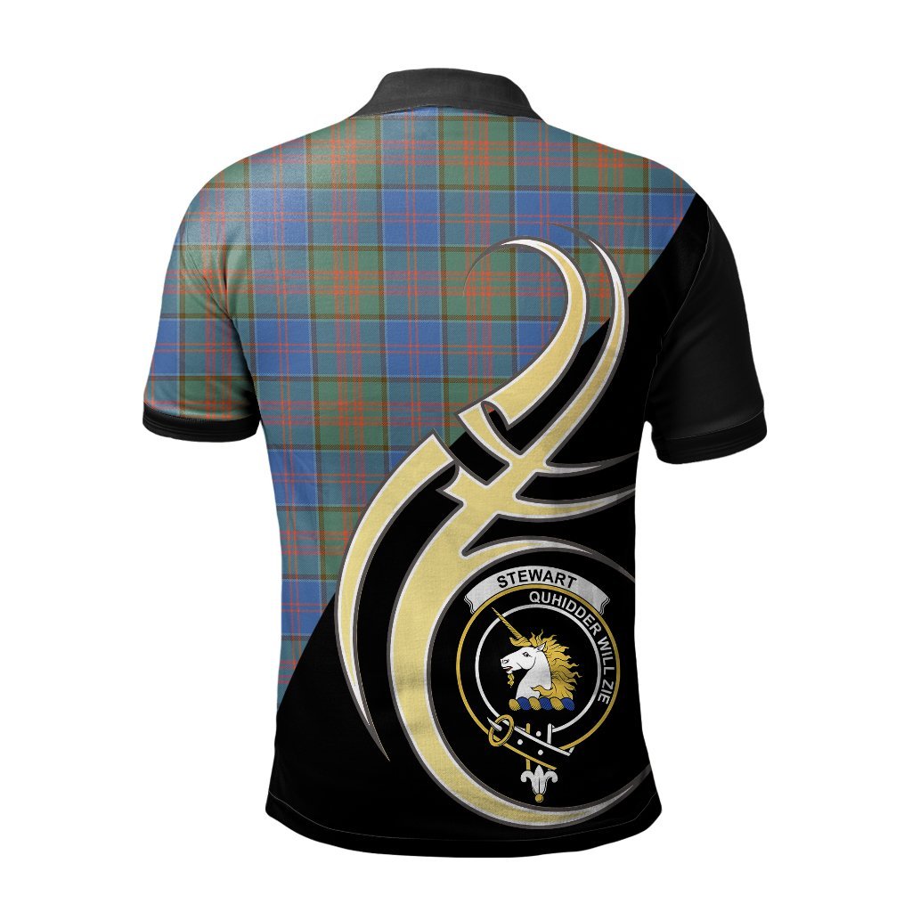 Stewart of Appin Hunting Ancient Tartan Polo Shirt - Believe In Me Style