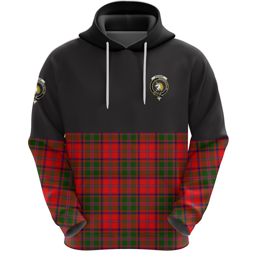 Stewart of Appin Modern Clan Half Of Tartan Hoodie
