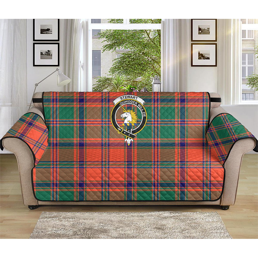 Stewart of Appin Ancient Tartan Crest Sofa Protector