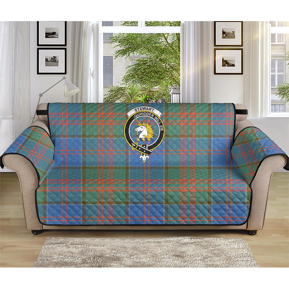 Stewart of Appin Hunting Ancient Tartan Crest Sofa Protector