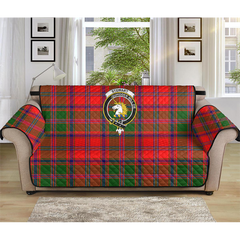 Stewart of Appin Modern Tartan Crest Sofa Protector