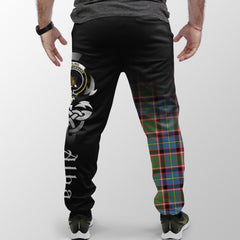 Stirling & Bannockburn District Tartan Crest Jogger Sweatpants - Alba Celtic Style