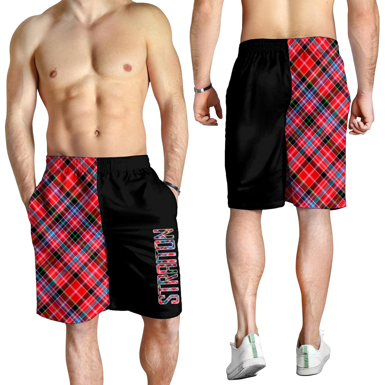 Straiton Tartan Crest Men's Short - Cross Style