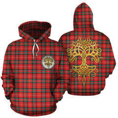 Stuart of Bute Tartan Hoodie - Tree Of Life