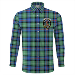 Sutherland Old Ancient Tartan Long Sleeve Button Shirt