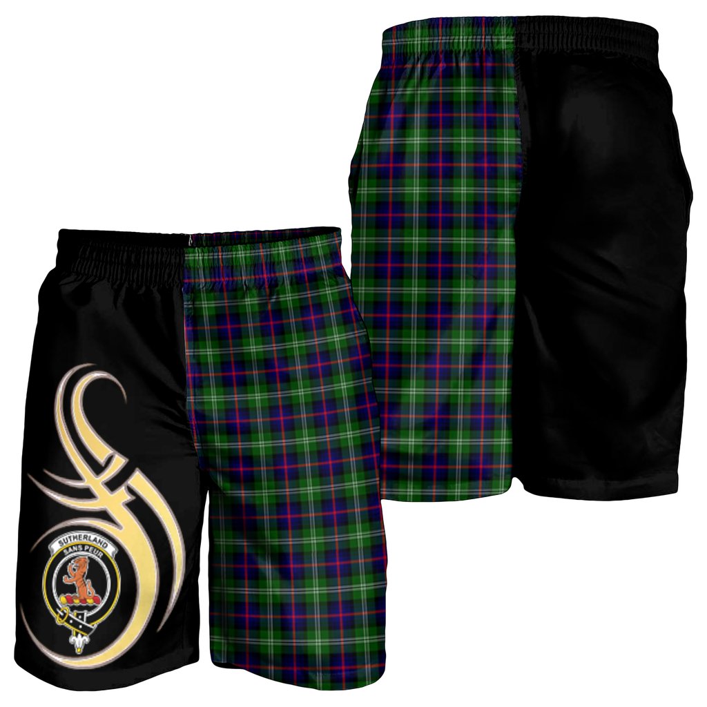 Sutherland Modern Tartan Crest Men's Short PM8