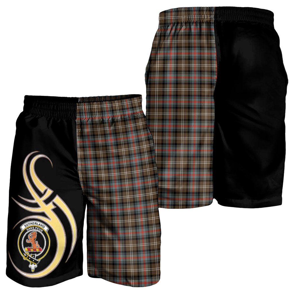 Sutherland Weathered Tartan Crest Men's Short PM8