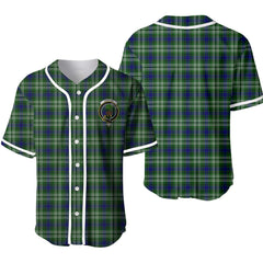 Swinton Tartan Unisex Baseball Jersey