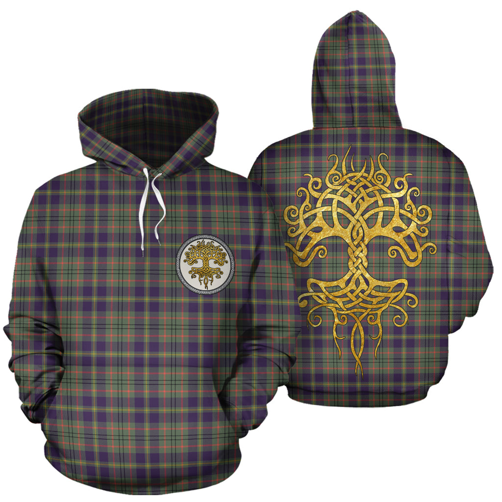 Taylor Weathered Tartan Hoodie - Tree Of Life