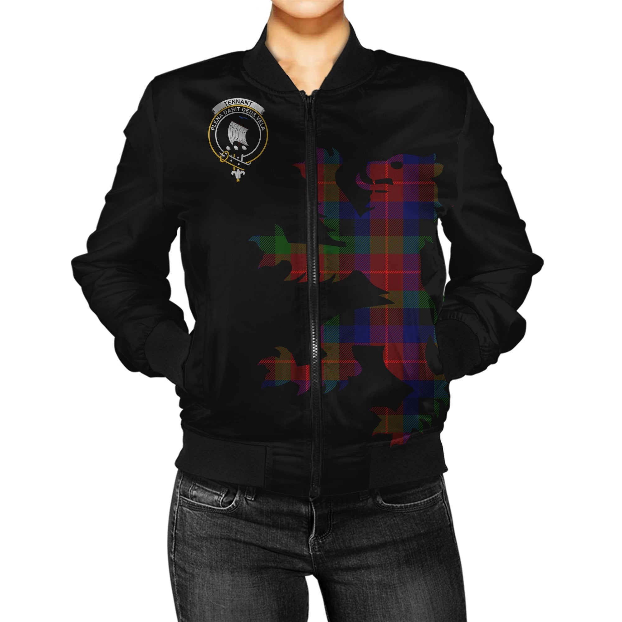 Tennant Tartan Bomber Jacket Lion & Thistle