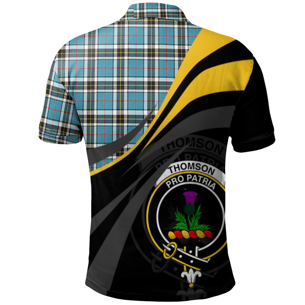 Thomson Tartan Polo Shirt - Royal Coat Of Arms Style