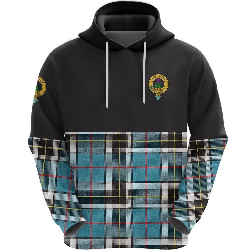 Thomson Clan Half Of Tartan Hoodie