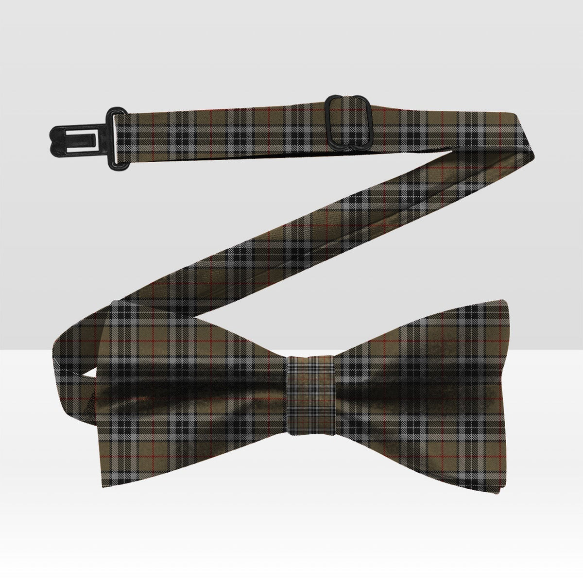 Thomson Camel Tartan Bow Tie