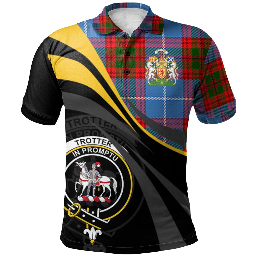 Trotter Tartan Polo Shirt - Royal Coat Of Arms Style