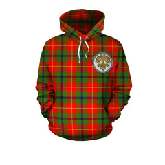 Turnbull Dress Tartan Hoodie - Tree Of Life