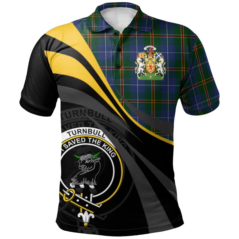 Turnbull Hunting 01 Tartan Polo Shirt - Royal Coat Of Arms Style