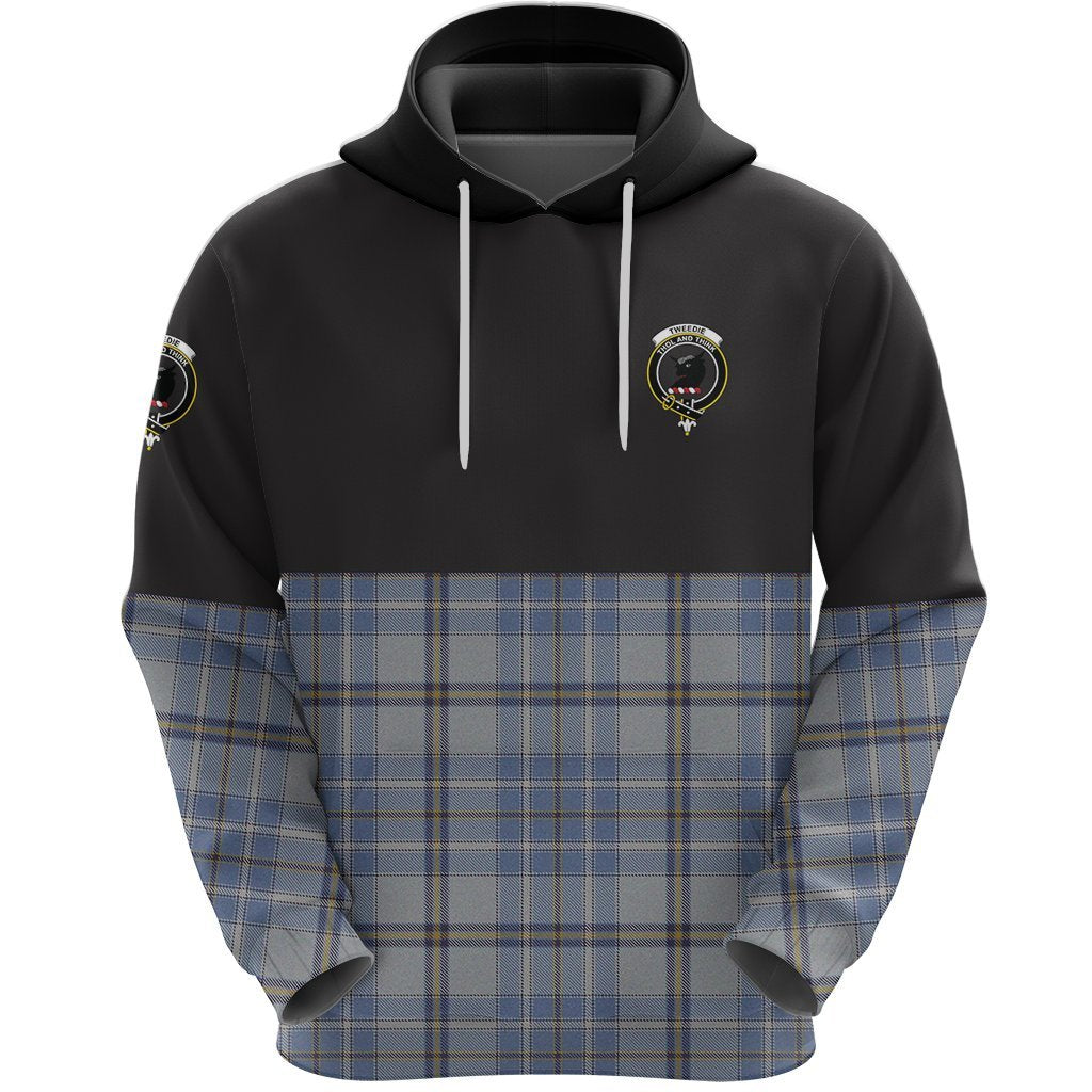 Tweedie Clan Half Of Tartan Hoodie