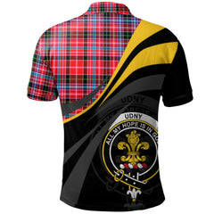 Udny Tartan Polo Shirt - Royal Coat Of Arms Style