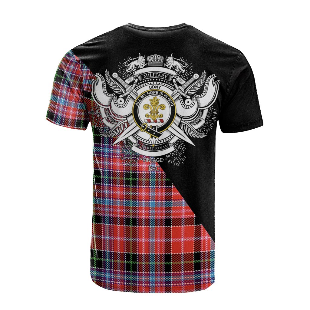 Udny Tartan - Military T-Shirt